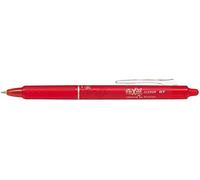 PILOT Rojo Frixion Clicker Retráctil Fina Rollerball Borrable Plumas Pluma 0.7mm Punta de Pluma 0.35mm Line BLRT-FR7 (Paquete de 3)
