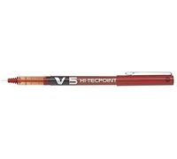 Pilot - Rotulador punta aguja v-5 rojo 0.5 mm (12 unidades)