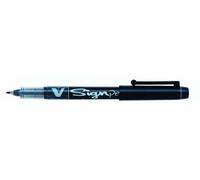 PILOT Rotulador Signpen punta fieltro fina trazo 0,6mm negro