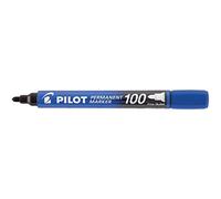 Pilot Pen marcadores permanentes SCA-100-L, pack de 12, punta cónica, azul