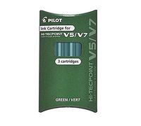 Unbekannt Pilot V5/V7Cartuchos de Tinta Verde para Sistema de Cartuchos de hi-techpoint bolígrafos (3unidades)
