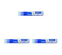 Pilot - Set De 3 Recambios Frixion Ball - Azul - Punto Medio (Paquete de 3)