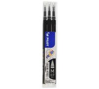 Pilot - Set De 3 Recambios Frixion Ball - Negro - Punto Medio Negro Recambio