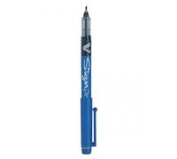 Pilot Sign Pen Liquid Ink Soft Medium 2.0mm Tip 0.6mm Line Blue Ref SWVSP03 [Pack 12]