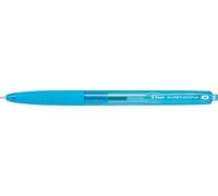 PILOT Super Grip G - Bolígrafo retráctil (punta de 1,0 mm, tinta azul claro (cada uno)