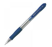 Bolígrafo Pilot Super Grip Azul - Retráctil - Con Tinta Base Grip-Oil