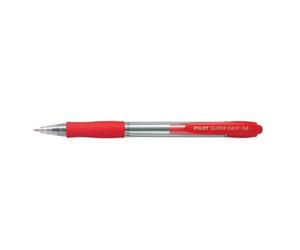 Pilot Supergrip Bolígrafo Rojo Retráctil (0.4mm)