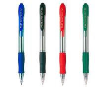 PILOT SUPERGRIP PACK 4 BOLIGRAFOS 1 AZUL 1 NEGRO 1 ROJO 1 VERDE