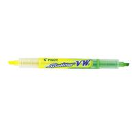 Pilot SW-SLVW Y/G - Subrayador amarillo/verde (Pack de 12)