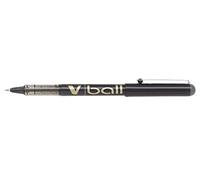 Pilot - V-Ball 07 - Bolígrafo Roller Tinta Liquida - Negro - Punto Medio - (Caja 12 unidades)