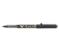 Pilot - V-Ball 07 - Bolígrafo Roller Tinta Liquida - Negro - Punto Medio - (Caja