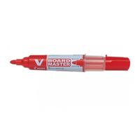 Pilot V Board Master Caja 10 Rotuladores para Pizarra Punta de Fibra 6mm Rojo