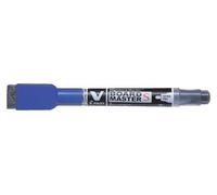 Pilot V-Board Master S - Rotulador con goma de borrar (punta de 3,5 mm), color azul