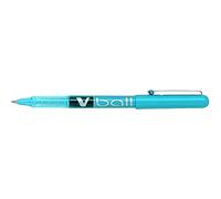 Pilot V - Bolígrafo roller (tinta líquida, punta extra fina de 0.5 mm, 12 unidades), color turquesa