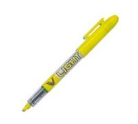Pilot V Liquid Light 3,6 mm punta biselada de subrayador, amarillo, Caja de 12