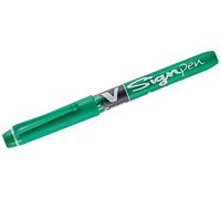 Pilot Lote de 3 bolígrafos fieltro V Sign Pen, punta media 0,6 mm, color verde