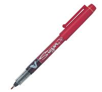 Pilot - V-Sign Pen - Punta De Fibra - Rojo - Punto Medio - (Caja 12 unidades)