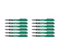 Pilot - V-Sign Pen - Punta De Fibra - Verde - Punto Medio - (Caja 12 unidades)