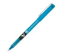 Pilot V5 Hi-Tecpoint - Bolígrafo roller punta de aguja 0,5 mm, tinta líquida turquesa