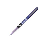Pilot Bolígrafos de tinta líquida VBall Punta de metal 0,5 mm Violeta Lote de 3