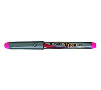 Pilot V-Pen Siller - Lote de 3 plumas estilográficas desechables, punta media, color rosa
