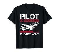 Pilota Capitano Aereo en Volo Aeroporto piloto en Curso Camiseta