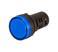 PILOTO ALTO BRILLO CON LED MULTICHIP AZUL 24V 1 unidad.