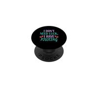 Piloto Aviación Divertida No Necesito Suerte Tengo Pilotaje PopSockets PopGrip Adhesivo