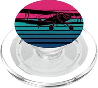 Piloto biplano Retro, Vuela como si lo hubieras robado PopSockets PopGrip para MagSafe