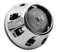 Piloto custom cromado leds 12v2/1w v parts para moto repuestos accesorios piezas