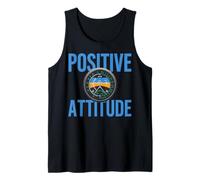 Piloto de Actitud Positiva Indicador de Actitud Aviación Camiseta sin Mangas