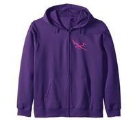 Piloto de Vuelo silencioso de Pink Glider, Amante de los Aviones, Chicas Sudadera con Capucha
