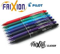 Piloto Frixion Clicker 0.7mm Tatuaje Diseño Borrable Retráctil Bolígrafo