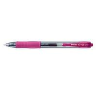 Piloto G-2 0.7mm Fina Retráctil Pluma - Rosa (3 Unidades)