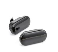 Piloto Intermitente Luz LED Señal Giro Para Coche Indicador Lateral Dinámico Flash Para SEAT Para Ibiza 6L Para Cordoba Para Toledo Para Leon MK1 Para MK2 Intermitente Retrovisor(Black 2 pcs)
