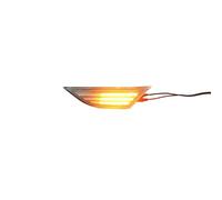 Piloto lateral Luces De Señal De Giro Dinámicas Intermitente Secuencial Luz Repetidora Compatible Con Porsche Para Boxster(White)