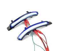 Piloto lateral Luz De Señal De Giro Dinámica Para Espejo Lateral Intermitente Secuencial Compatible Con Skoda Para Octavia 2009 2010 2011 2012 OEM 3T0949102(Blue)