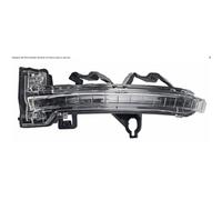 Piloto led retrovisor derecho para skoda octavia 2020 en adelante