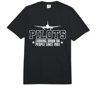 Piloto Mirando hacia Abajo a la Gente Desde 1903 Comfort Colors Adult Heavyweight T-Shirt