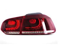 Piloto Posterior Luces Traseras Para VW Para Golf 6 Para Mk6 Para R20 2008-2013 Intermitente Parpadeo Agua Para Traseras Piloto Traser(2 side red and clear)