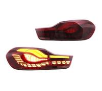 Piloto Posterior Para BMW Para M4 F32 F33 F36 F82 F83 420i 430 435 428 440 GTS 2014-2020 LCI Luces Traseras Luz Trasera Lámpara OLED(Pair of Red)