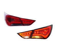 Piloto Posterior Para Hyundai Para Sonata 2011 2012 2013 2014 LED Modificación Luces De Marcha Luces De Freno Conjunto De Luz Trasera De Dirección Faro trasero LED(Pair of red)