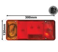 VAN WEZEL 2810925 Piloto trasero