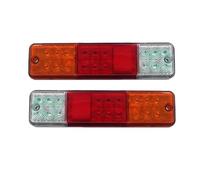 Piloto Trasero 1 Par 10-80V 12V 24V 48V Rojo Ámbar Blanco Led Luces Traseras Montacargas Luces Freno Montacargas Luces Marcha Atrás Luces Advertencia Luces Traseras(10-80v)