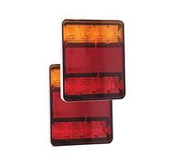 Piloto trasero 2 PCS Luz Trasera Conjuntos De Luces Traseras Indicador De Marcha Atrás Luces Antiniebla Compatible Con Luces Traseras Del Coche Del Camión Del Remolque
