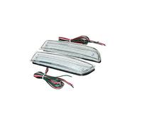 Piloto trasero 2 Uds Coche Luz Trasera Parachoques Trasero Tira Reflectante Luces Antiniebla Luces De Freno Compatible Con Toyota Para Avensis Para Saloon 2009 2010 2011