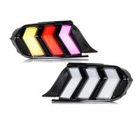 Piloto Trasero Automóviles Para Ford Para Mustang Para S550 Para GT 2015-2023 Luces Traseras LED RGB Con Animación Dinámica Shelby Conjunto De Luces Traseras Coloridas
