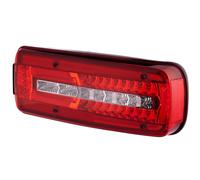 Piloto trasero Derecha 24 V LED HELLA 53 LED 8 Funciones Negro IP5K4K