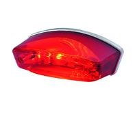 Luz trasera universal HIGHSIDER smart MONSTER con iluminación de matrícula.