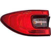 Piloto Trasero Izquierdo -Con Portalámparas -Fumé -Rojo -Led -Exterior Iparlux